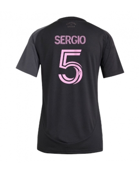 Billige Fotballdrakt Inter Miami Sergio Busquets #5 Replika Bortedrakt Dame 2025-26 Kortermet Billige Fotballdrakt Inter Miami Sergio Busquets #5 Replika Bortedrakt Dame 2025-26 Kortermet